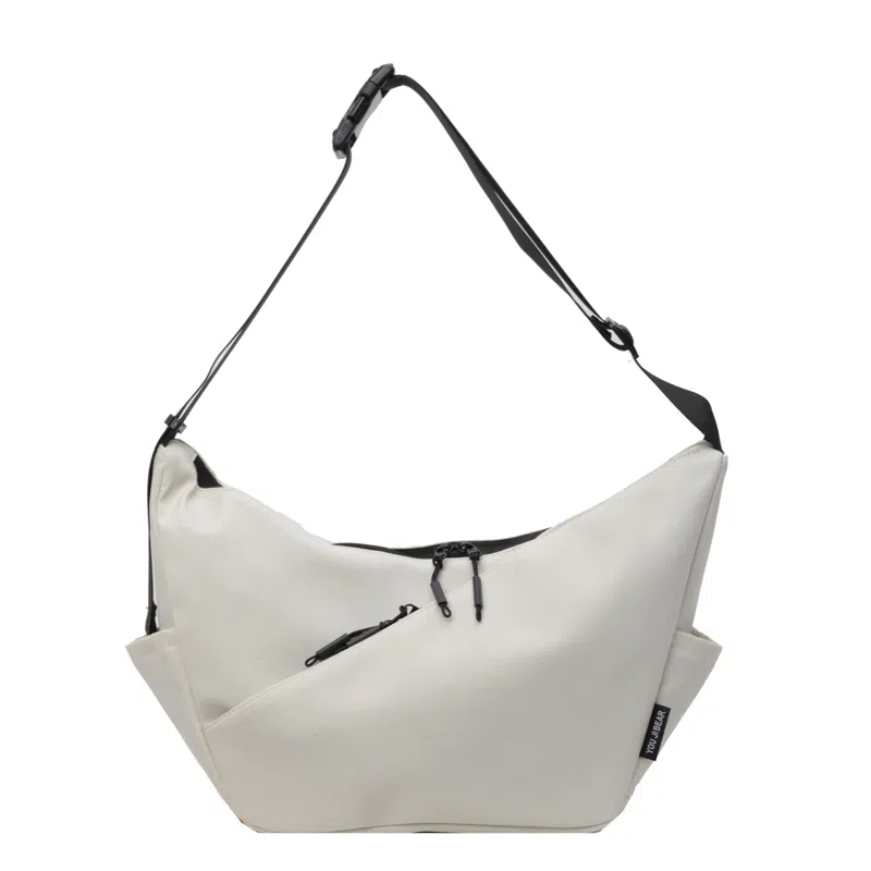 OUZIHUANG Simple Commuter Shoulder Bag Nylon