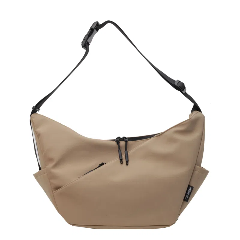 OUZIHUANG Simple Commuter Shoulder Bag Nylon