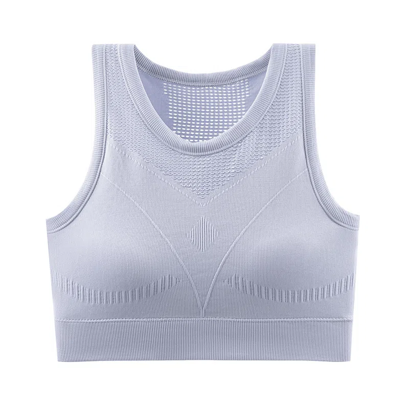 欧迪芬 透气速干轻薄贴身侧收美背自带胸垫运动背心 女款