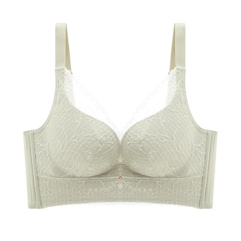 芬腾 薄款小胸显大聚拢蕾丝透气收副乳防下垂无痕上托文胸 女款