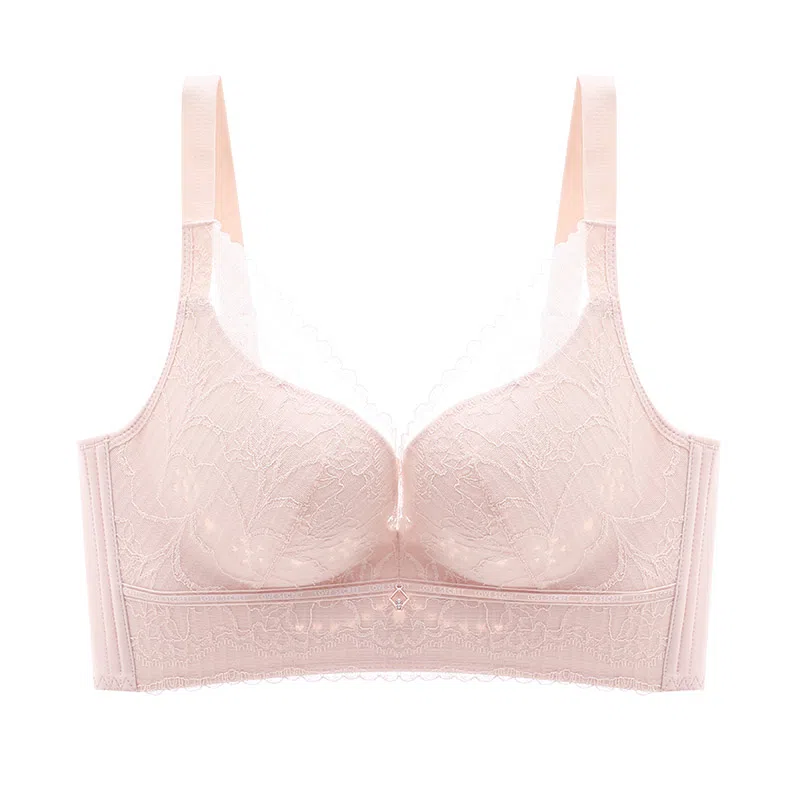 芬腾 薄款小胸显大聚拢蕾丝透气收副乳防下垂无痕上托文胸 女款
