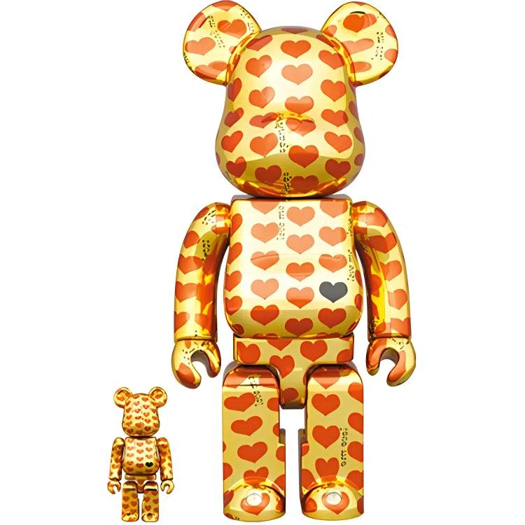 BE@RBRICK Gold Heart
