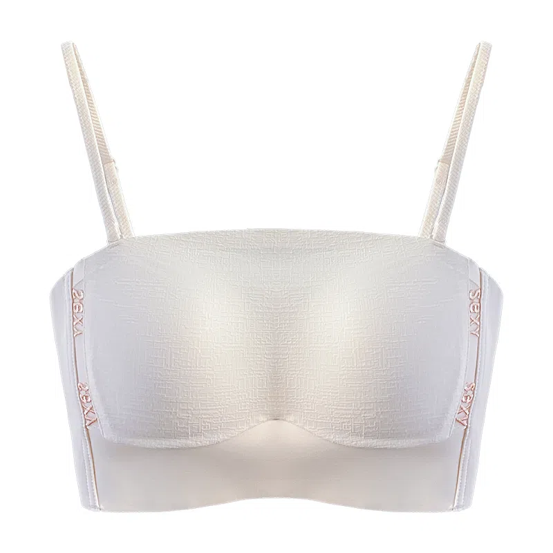 多情猫 字母纯色防走光文胸 女款