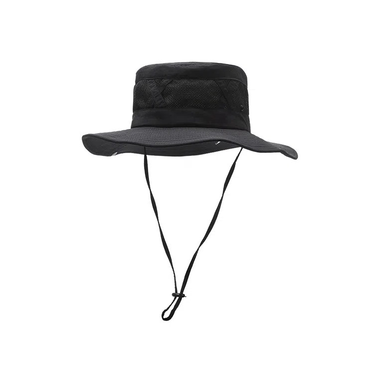 梦特娇 夏季薄款透气网眼户外登山遮阳防晒 涤纶 渔夫帽 男女同款情侣款