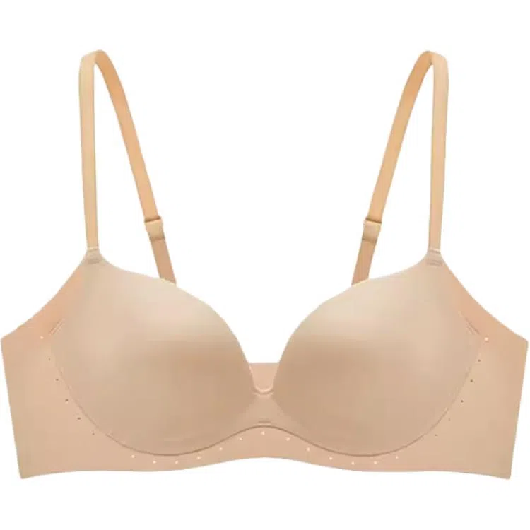 曼妮芬 光面无痕纯色简约舒适聚拢收副乳文胸 女款