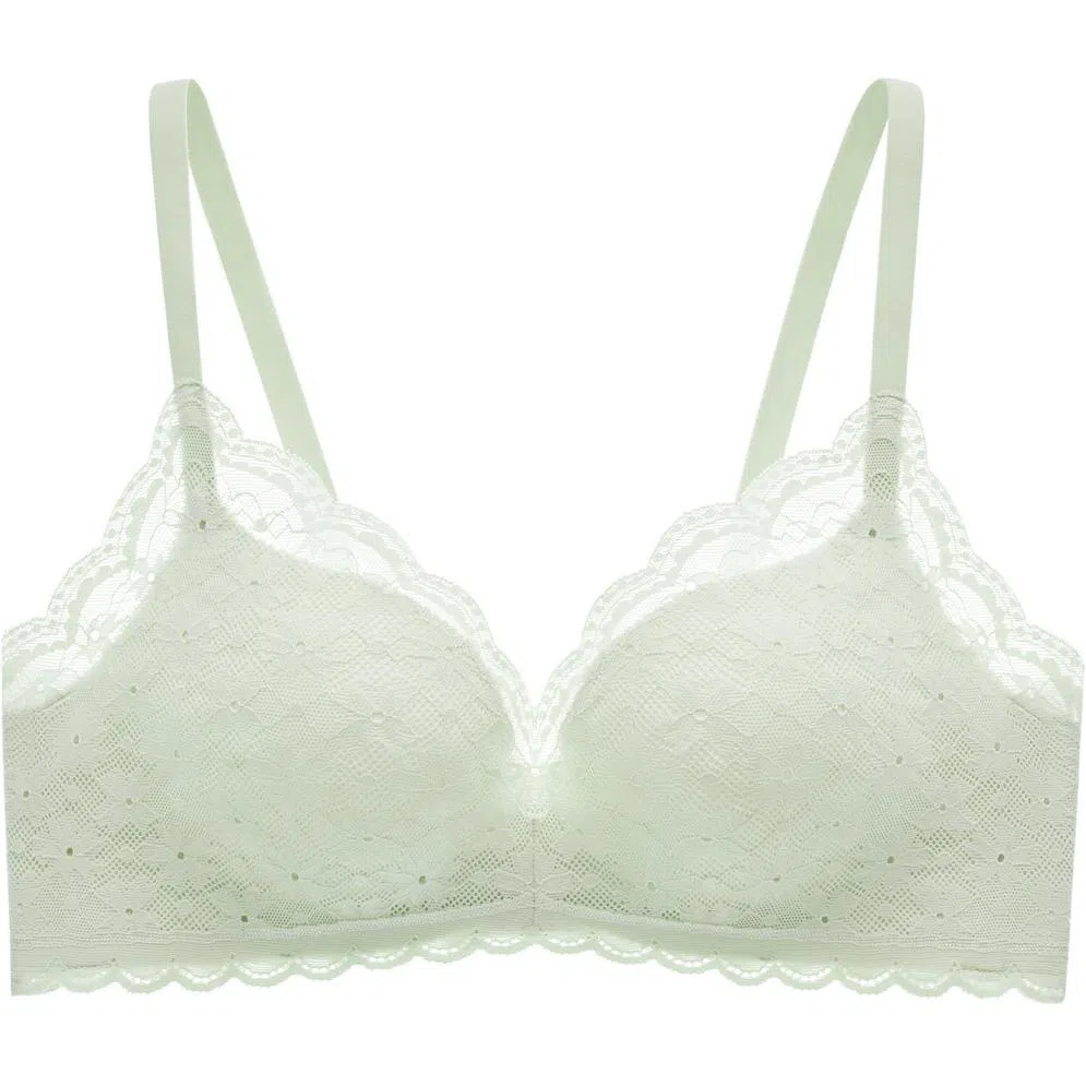 曼妮芬 小胸聚拢大胸显小舒适蕾丝文胸 女款