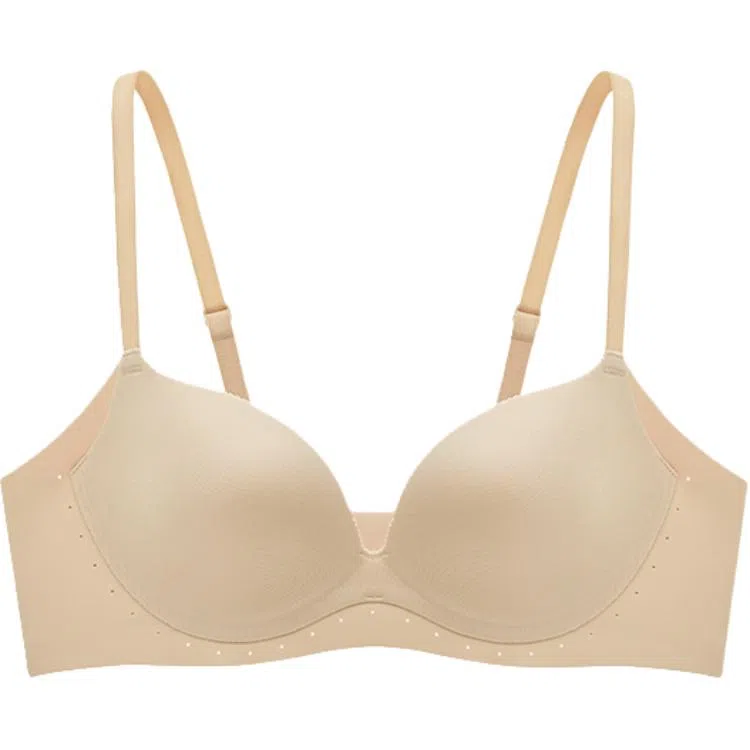 曼妮芬 光面无痕纯色简约舒适聚拢收副乳文胸 女款