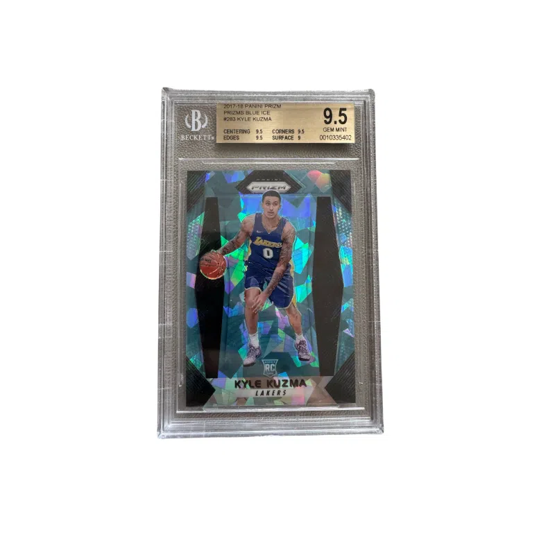 PANINI 2017-18Prizm Blue ice 99 BGS 9.5