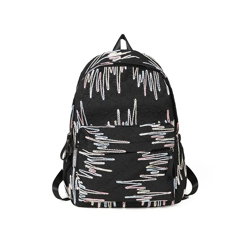 醇龙 男女通用 多色 牛津布 双肩包 拉链开合大容量休闲