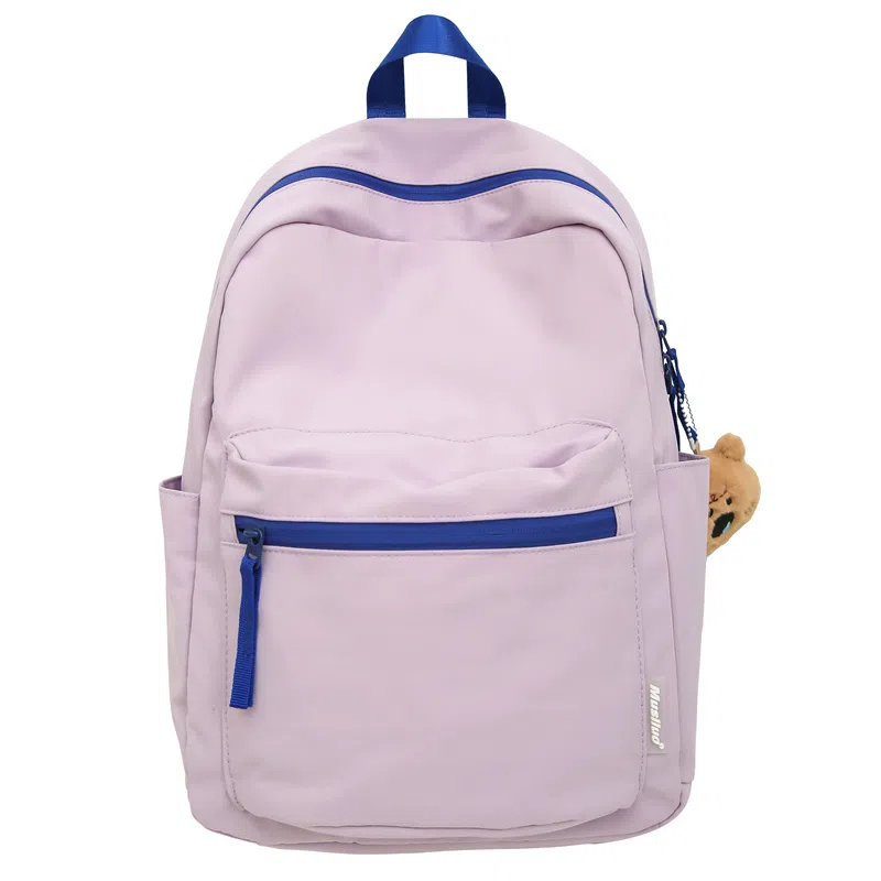 醇龙 男女通用 多色 尼龙 百搭通勤撞色大容量 双肩包