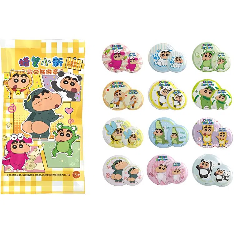 简动文创 蜡笔小新造型系列 马口铁吧唧 徽章