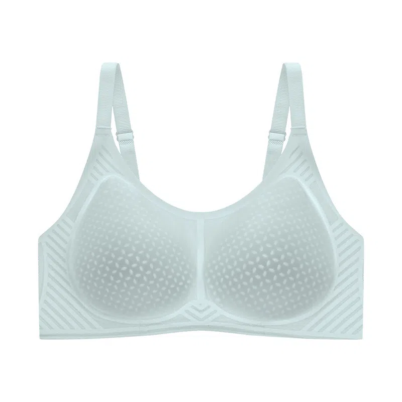 都市丽人 纯色透气聚拢薄款小胸无痕调整型文胸 女款