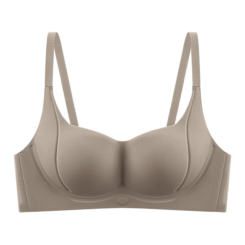莫代尔 小胸聚拢饱满内衣显大无痕无钢圈薄款防下垂无钢圈软支撑透气美背胸罩文胸 女款 组合装