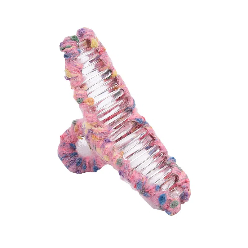 卡铂雅 粉色镶钻极简高级感港风气质复古休闲潮流设计 发夹 女款