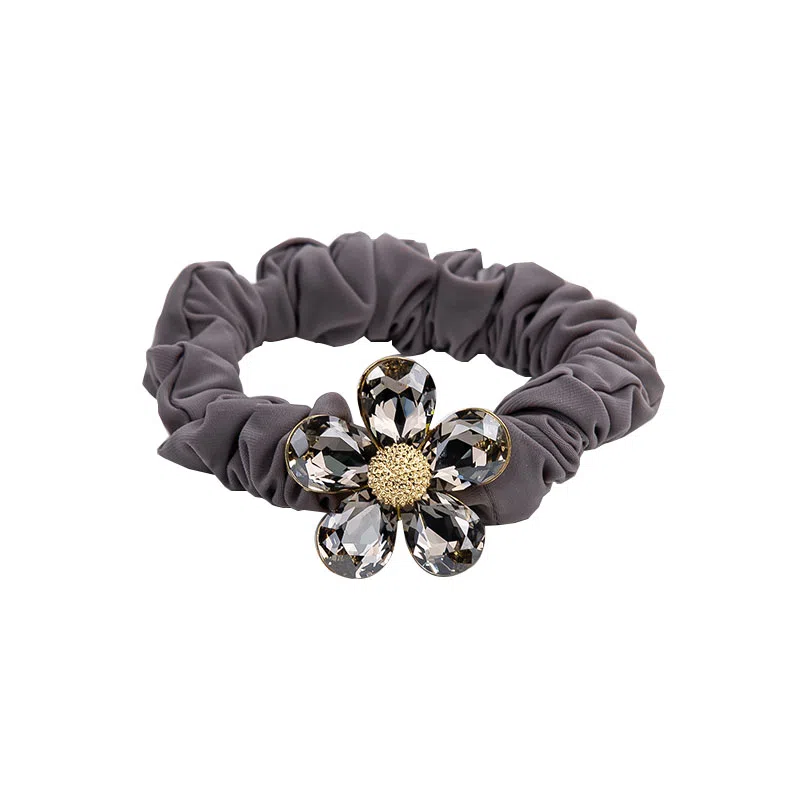 卡铂雅 镶钻极简高级感港风气质复古休闲设计 头绳 女款