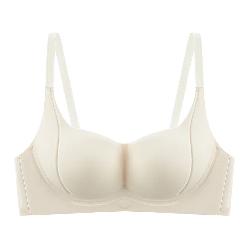 莫代尔 小胸聚拢饱满内衣显大无痕无钢圈薄款防下垂无钢圈软支撑透气美背胸罩文胸 女款 组合装