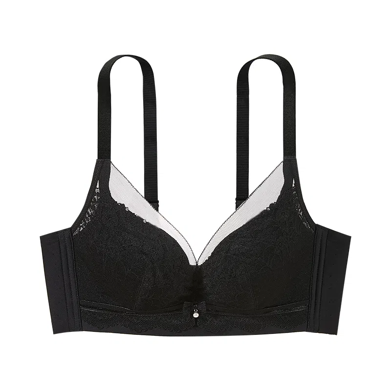 都市丽人 内衣舒适不勒软支撑小胸聚拢不空杯蕾丝文胸 女款
