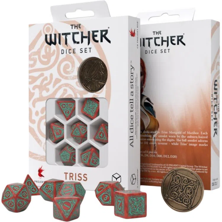 The Witcher Dice Set. Triss - Merigold the Fearless