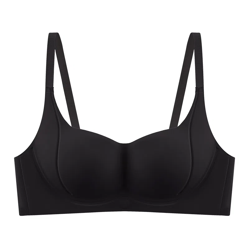 莫代尔 小胸聚拢饱满内衣显大无痕无钢圈薄款防下垂无钢圈软支撑透气美背胸罩文胸 女款 组合装