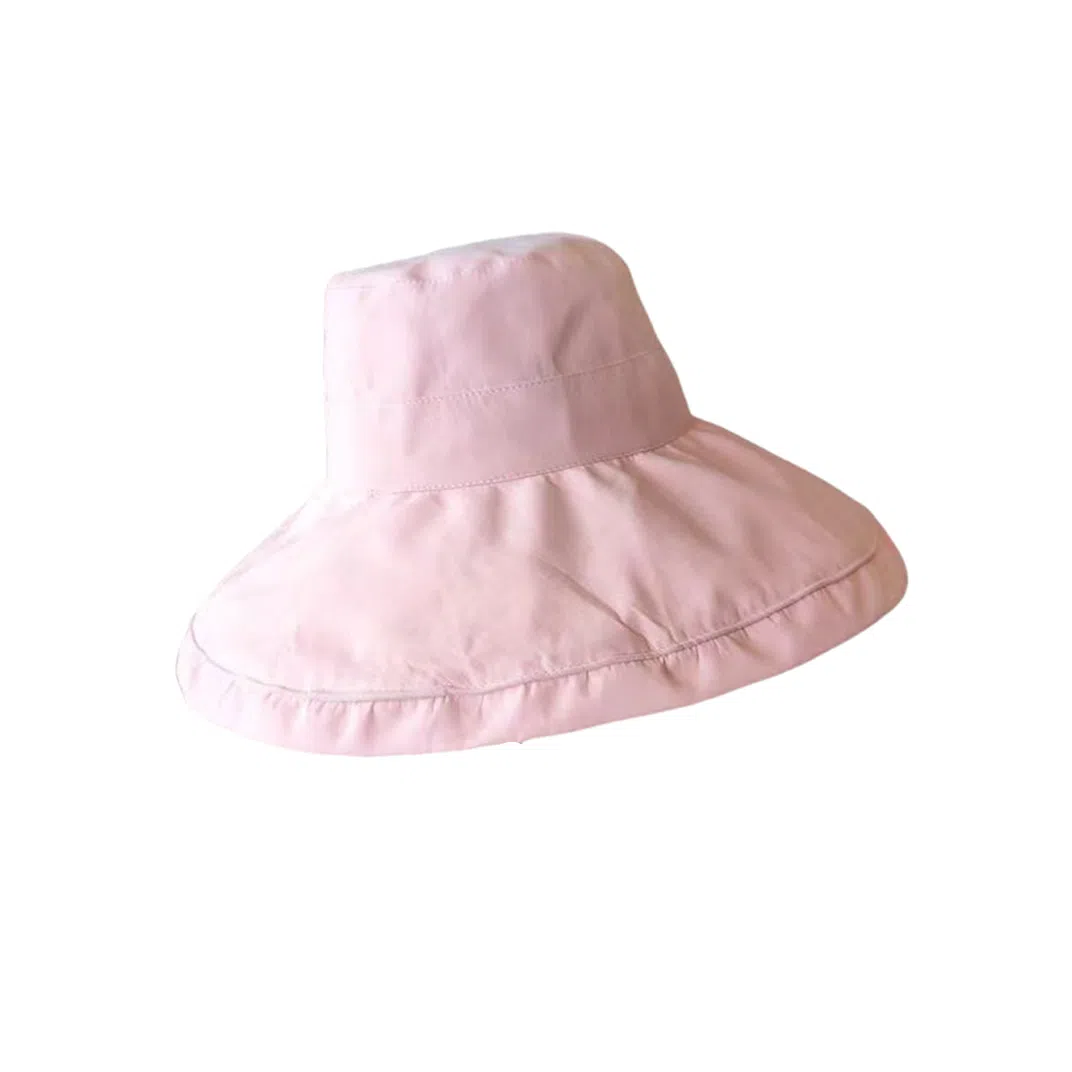 撞青春 大檐遮脸太阳帽户外出游盆帽夏天防晒 桃皮绒 渔夫帽 女款