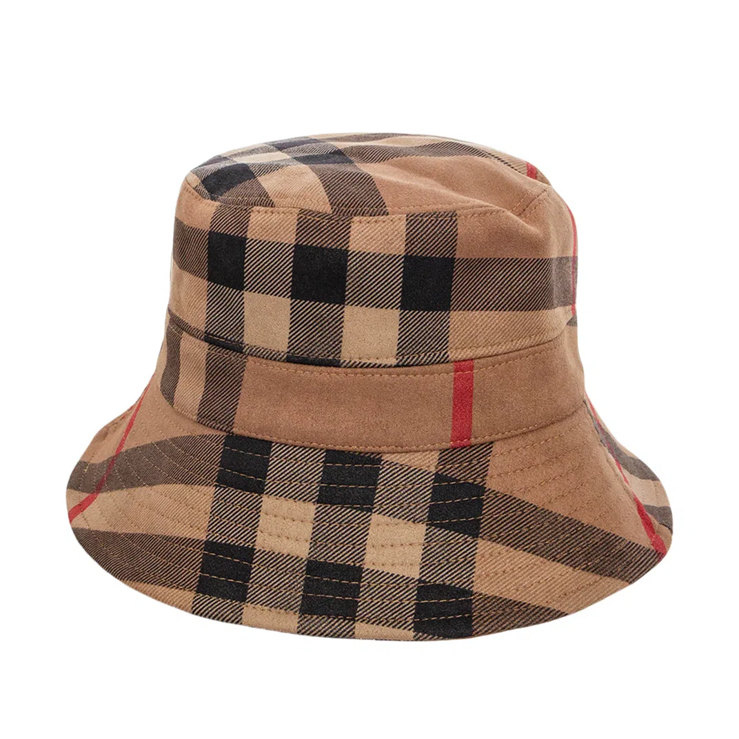 撞青春 日系盆帽小檐百搭英伦礼帽可折叠潮 麂皮绒 渔夫帽 女款