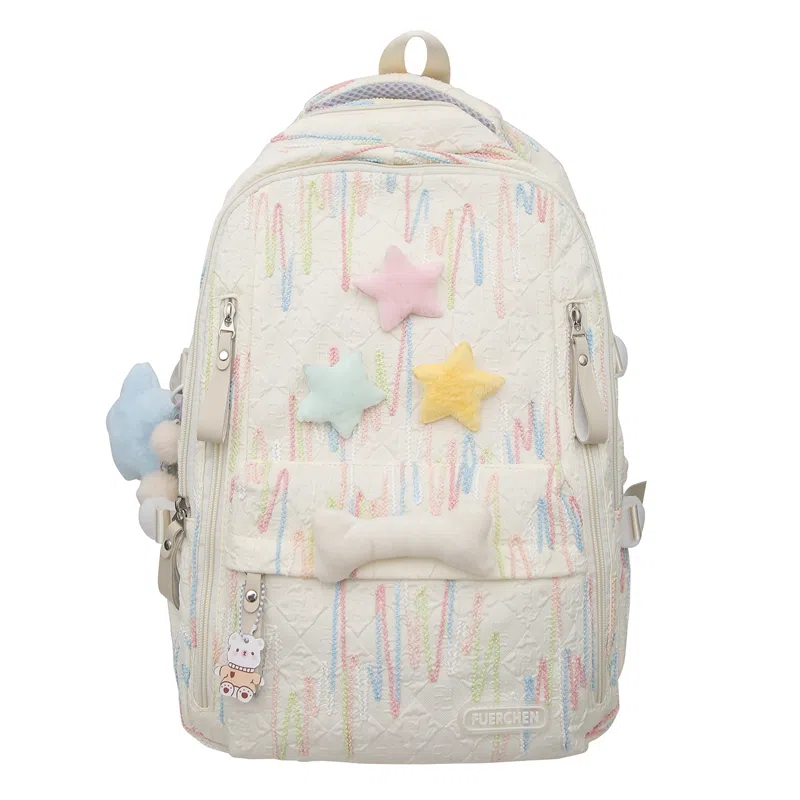 醇龙 百搭简约大容量减负旅行 双肩包 尼龙 女款 多色