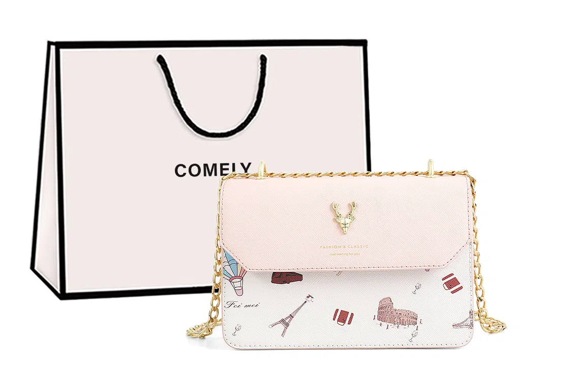 COMELY Chain Shoulder Bag