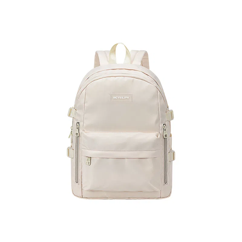 木村耀司 休闲简约百搭大容量初高中大学生通勤潮流多功能旅游 牛津纺 双肩包书包旅行包电脑包背包 常规 女款 黑色/卡其色