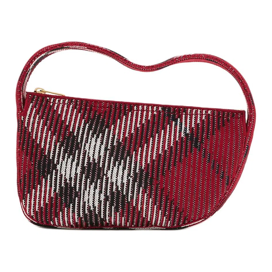 Burberry Classic Check Mini Tote Bag Red