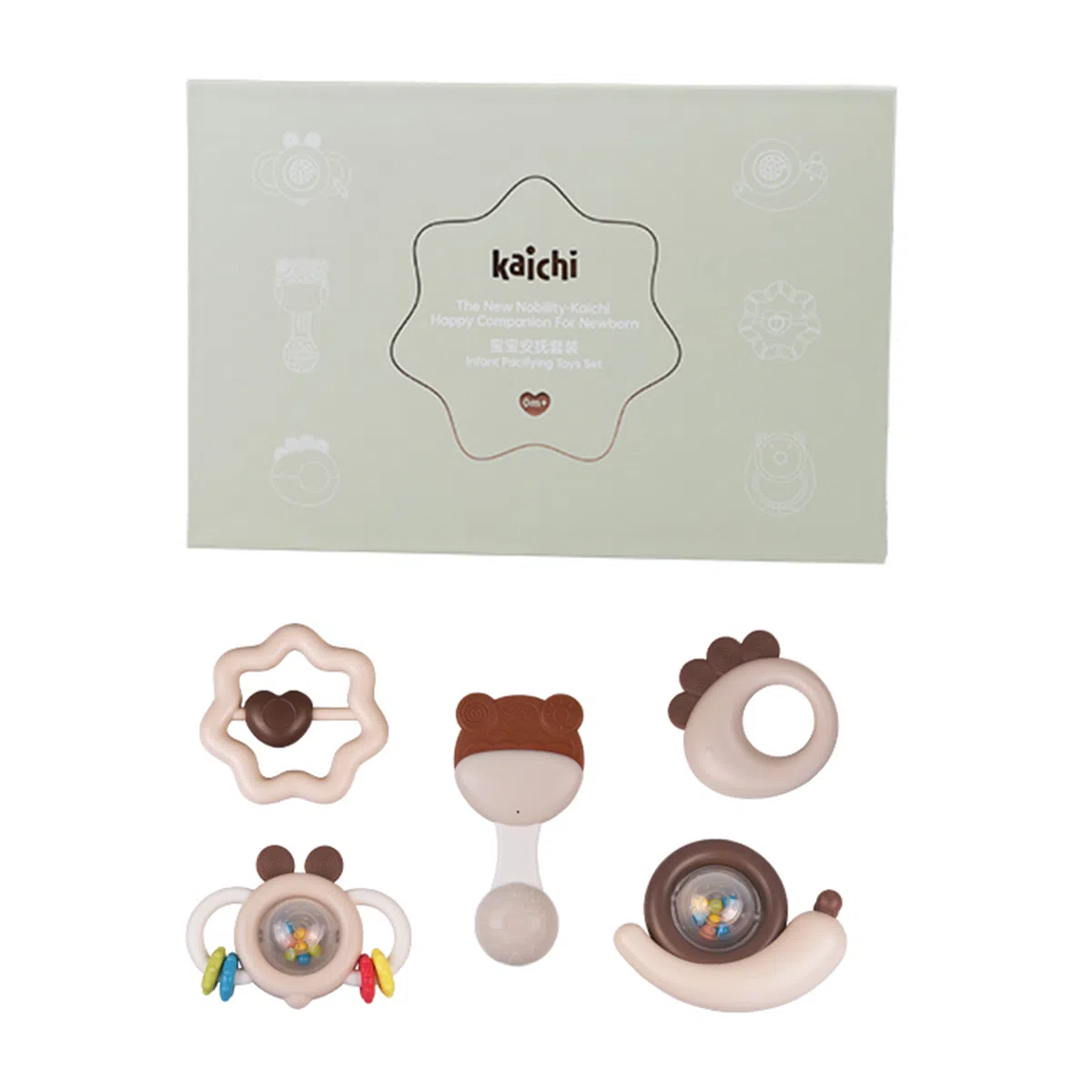 KAICHI Baby Rattle Gift Set