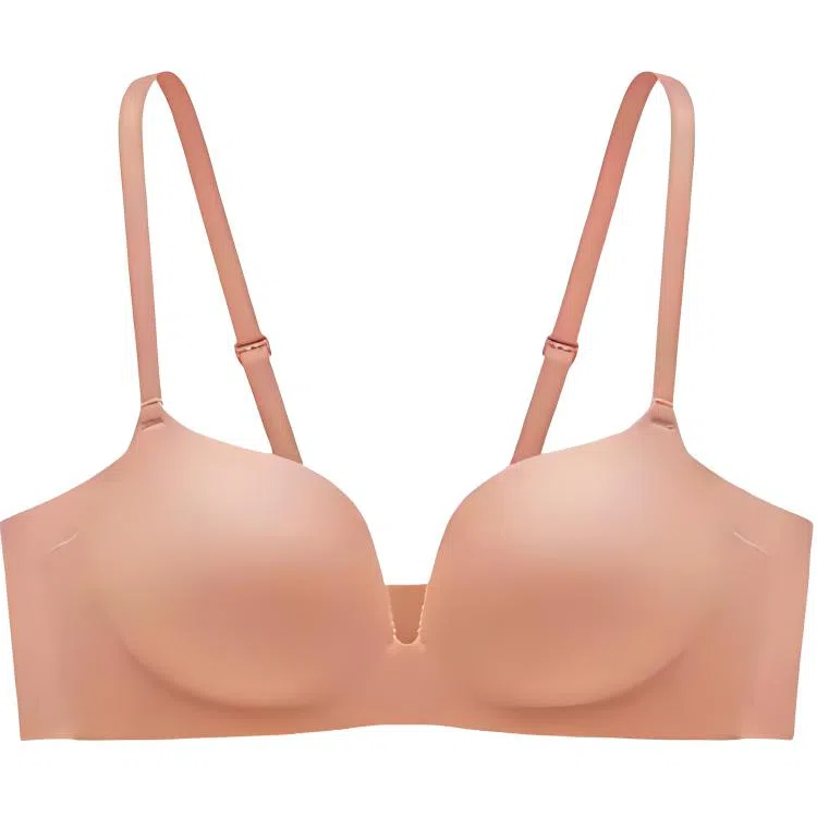 曼妮芬 纯色简约无痕聚拢小胸软支撑收副乳文胸 女款
