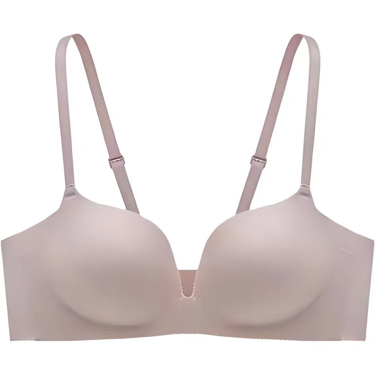 曼妮芬 纯色简约无痕聚拢小胸软支撑收副乳文胸 女款