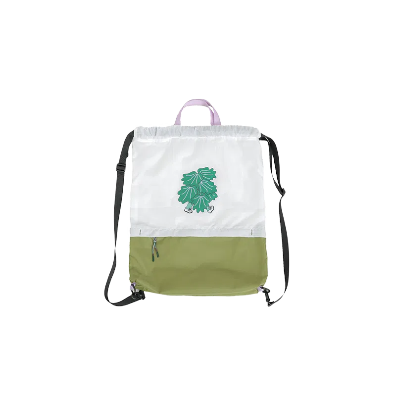 云朵工厂 花学家雨林印花束口袋 锦纶 双肩包 男女同款情侣款