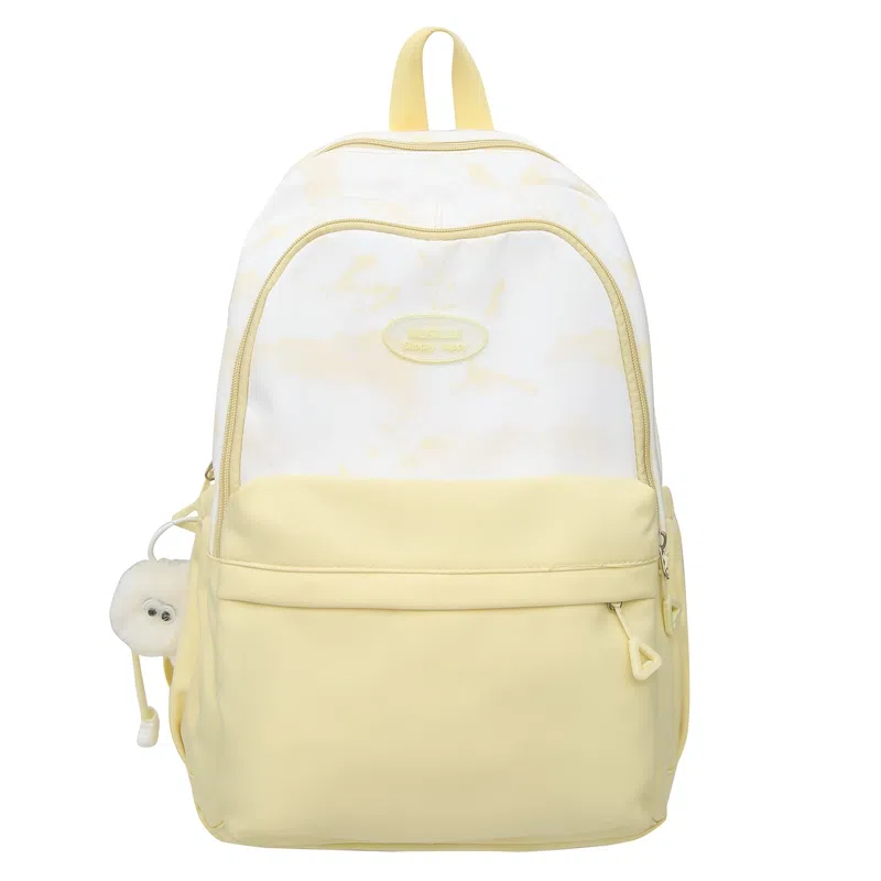 醇龙  休闲简约小众扎染大容量    双肩包  女款