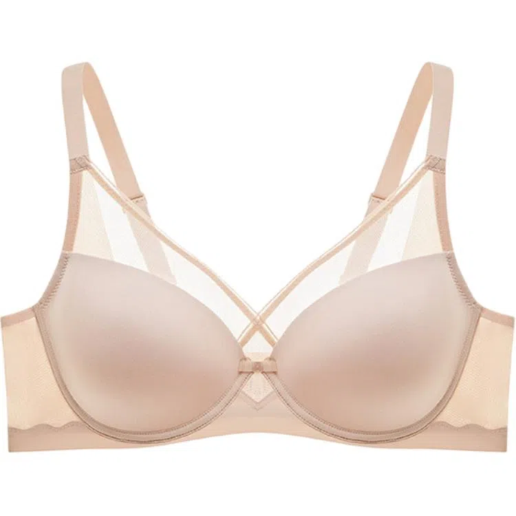 曼妮芬 舒适软钢圈包容轻薄大杯大胸显小文胸 女款