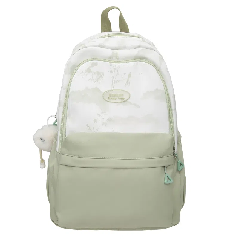 醇龙  休闲简约小众扎染大容量    双肩包  女款