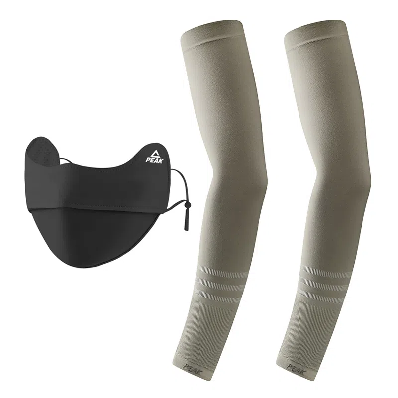 匹克 冰丝袖套防紫外线夏季户外骑行冰柱袖护手臂透气 锦纶 防晒袖 男女同款情侣款