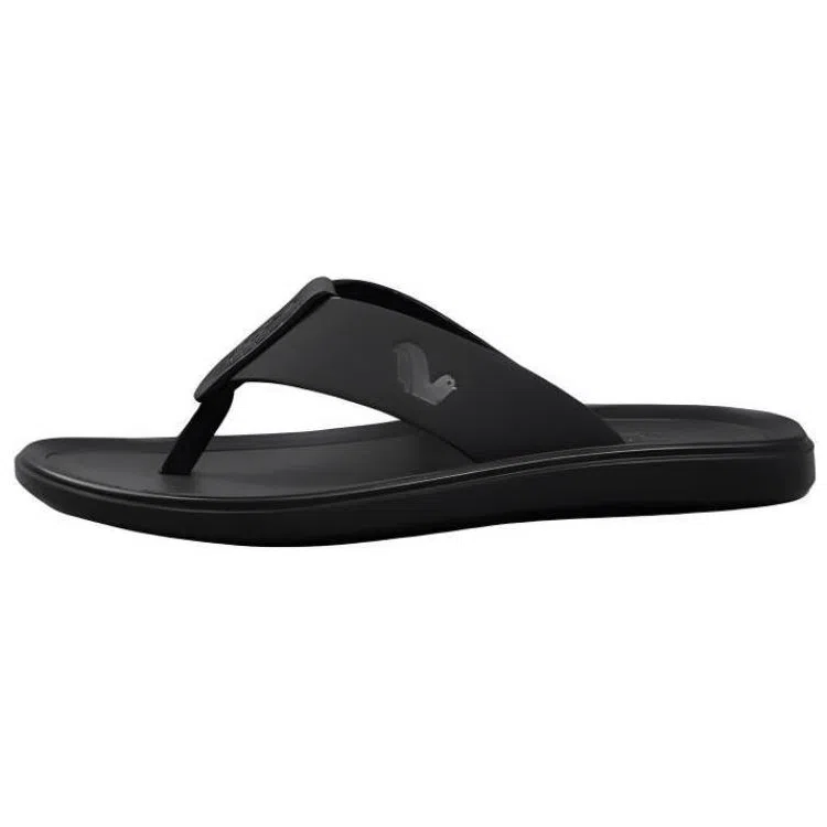 富贵鸟 舒适素面 橡胶底 防滑人字拖鞋 男款