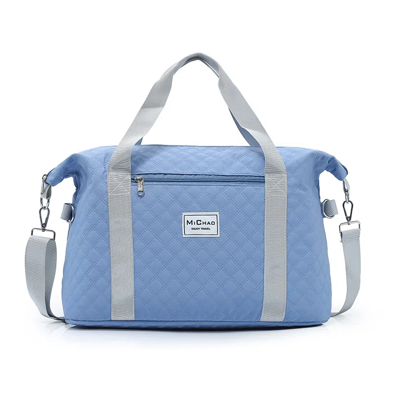 醇龙 拉链开合大容量休闲简约 尼龙 男女通用 旅行包 多色