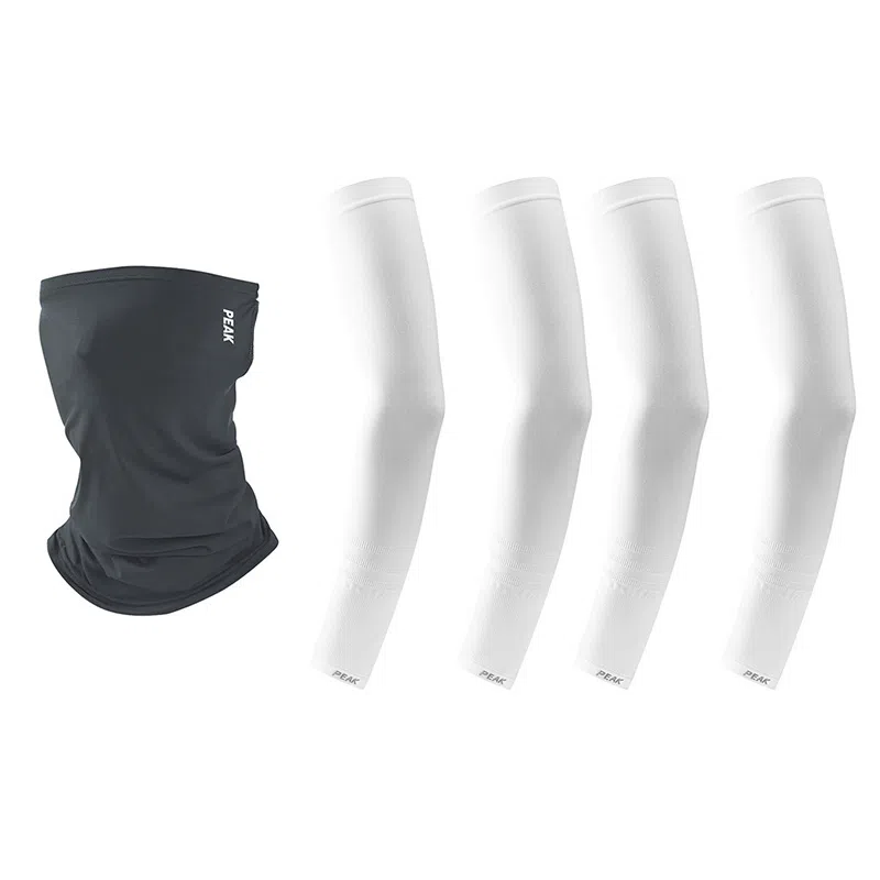 匹克 夏季冰丝防紫外线透气防遮脸外出骑行护颈 锦纶 防晒面罩 男女同款情侣款