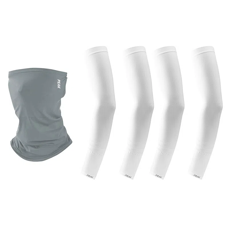 匹克 夏季冰丝防紫外线透气防遮脸外出骑行护颈 锦纶 防晒面罩 男女同款情侣款