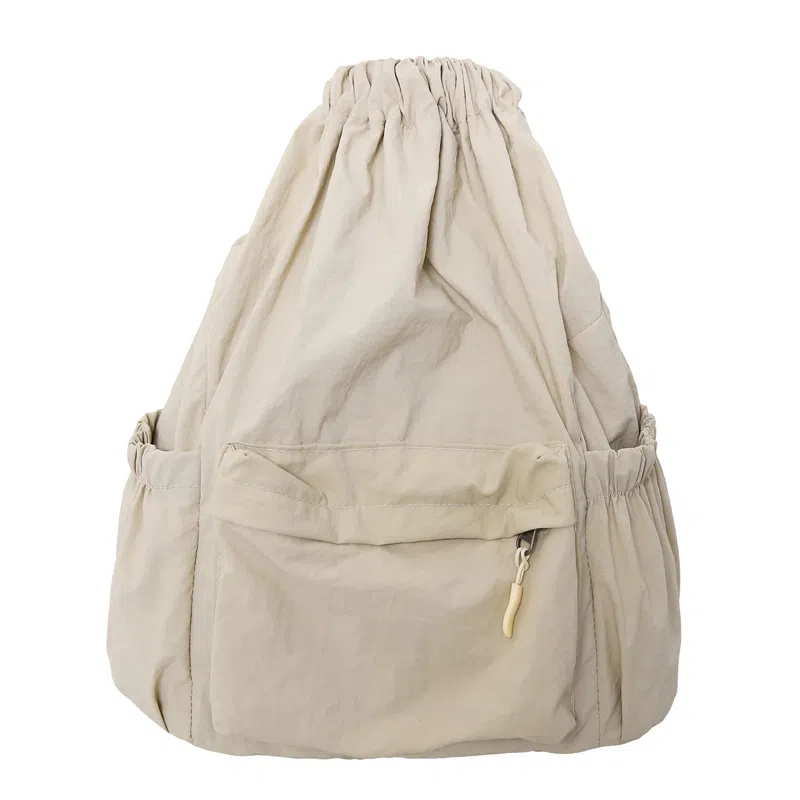 醇龙 古着感森系懒散风百搭 尼龙 双肩包 女款 多色