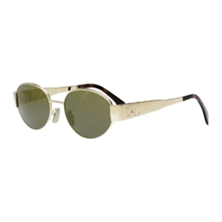 Celine Oval Sunglasses Gold