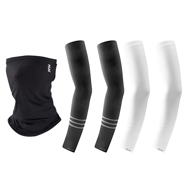 匹克 夏季冰丝防紫外线透气防遮脸外出骑行护颈 锦纶 防晒面罩 男女同款情侣款