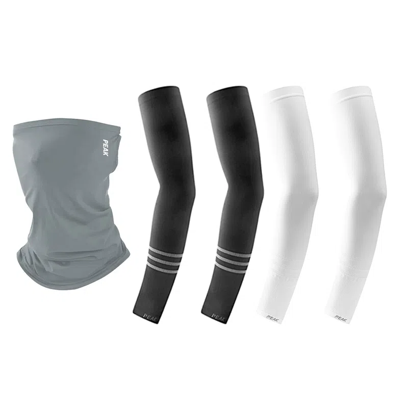 匹克 夏季冰丝防紫外线透气防遮脸外出骑行护颈 锦纶 防晒面罩 男女同款情侣款