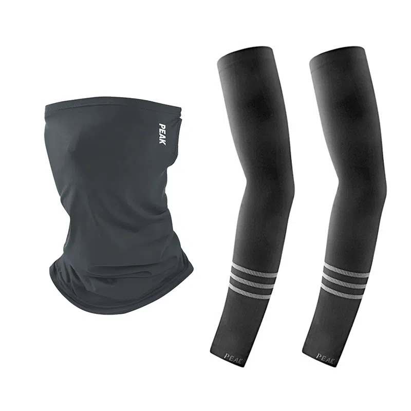 匹克 夏季冰丝防紫外线透气防遮脸外出骑行护颈 锦纶 防晒面罩 男女同款情侣款