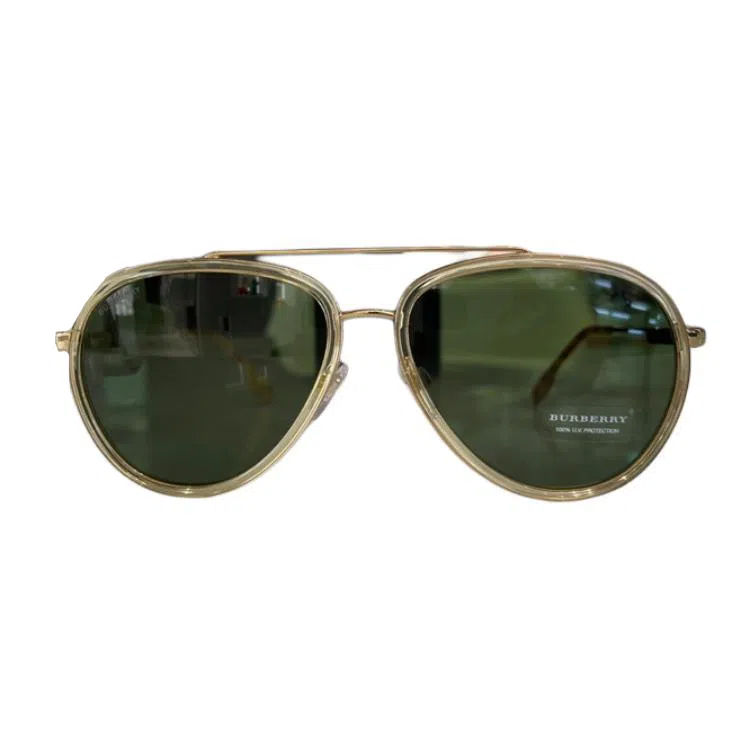 Burberry Aviator Sunglasses Gold