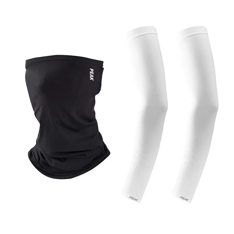 匹克 夏季冰丝防紫外线透气防遮脸外出骑行护颈 锦纶 防晒面罩 男女同款情侣款