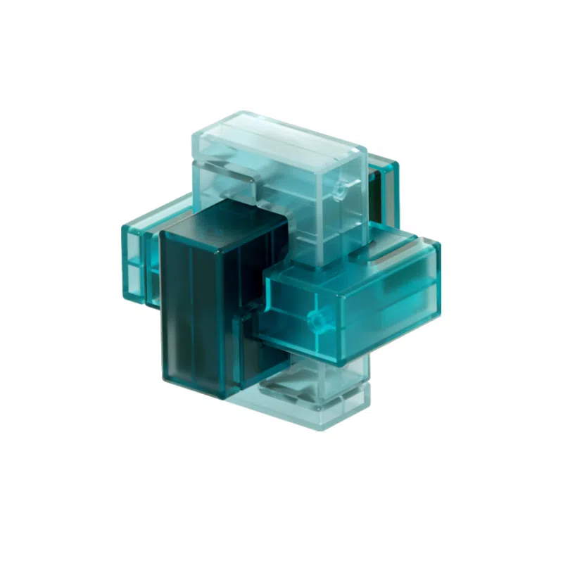 奇艺 古典琉璃色 孔明锁 国潮益智鲁班锁 解压 玩具