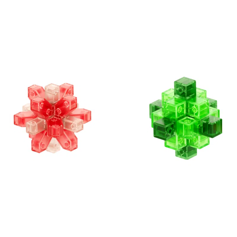 奇艺 古典琉璃色 孔明锁 国潮益智鲁班锁 解压 玩具